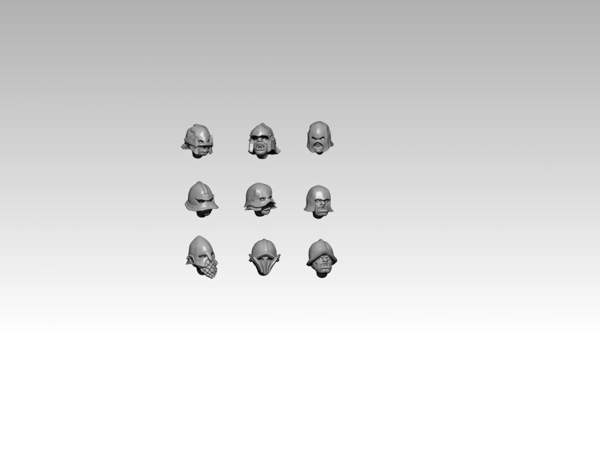 Blackgate Orc heads